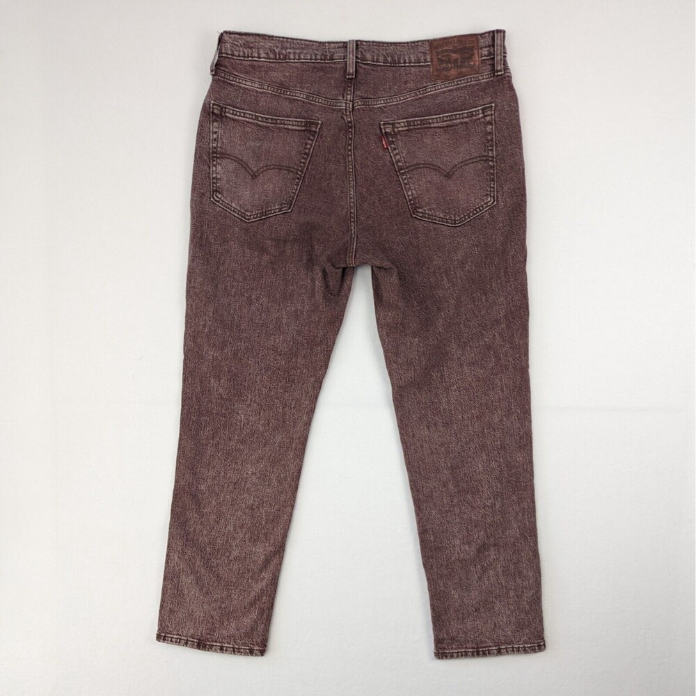 Levis 541 Athletic Fit 30 Mens 36x32 (38x30) Boysenberry Crush Acid Wash Jeans - Picture 3 of 12